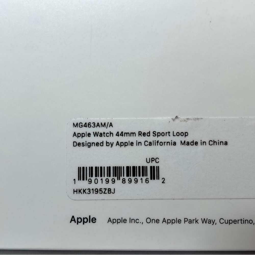 Apple Watch Band Sport Loop in Red 44mm NIB - Picture 3 of 4